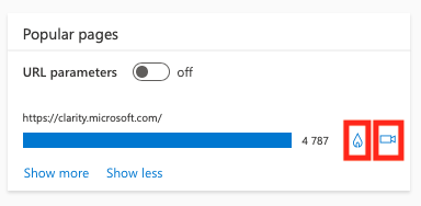 How to watch heat maps or screen recordings in Microsoft Clarity